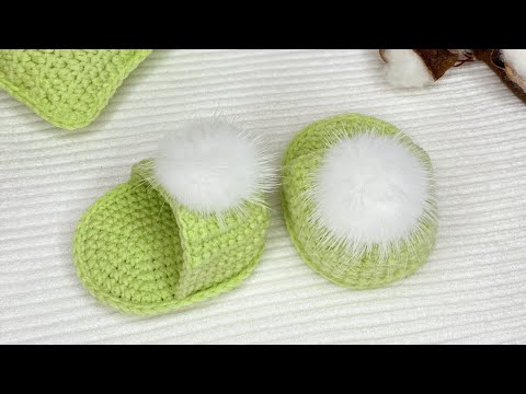 Видео: Вяжем тапочки для игрушки