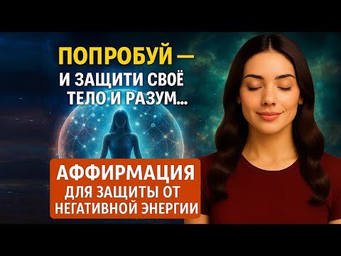 Видео: Аффирмация для защиты от негативной энергии и восстановления внутренней силы💫+ звуки природы для сна