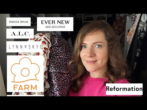 Видео: Обзор Американских брендов женской одежды в романтичном стиле. Free People, Reformation, Farm Rio