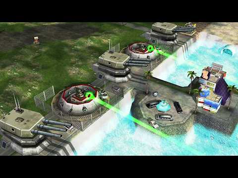 Видео: Б-52 США против 7 боссов GLA - Command & Conquer Generals Apocalyptic 2.0