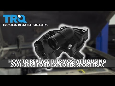 Видео: Как заменить корпус термостата на Ford Explorer Sport Trac 2001-2005 годов