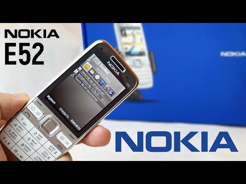 Видео: Nokia E52: эволюция бизнес-класса (2009) - ретроспектива