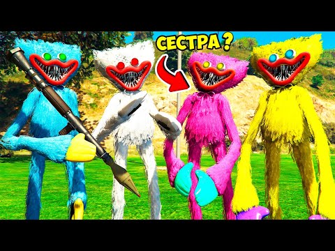 Видео: ХАГГИ ВАГГИ НАШЁЛ СУМАШЕДШУЮ СЕСТРУ Poppy Playtime в ГТА 5 МОДЫ! ПОППИ ПЛЕЙТАЙМ ОБЗОР в GTA 5 ВИДЕО