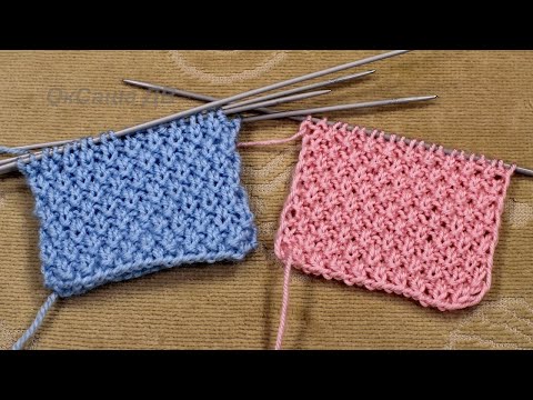 Видео: Узор "Рис" спицами. 2 способа вязания. Вяжем с Оксаной Валерьевной.