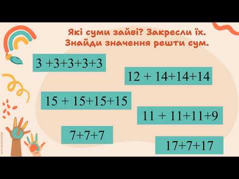 Видео: Множник. Добуток. Знайомимось з арифметичною дією множення.Відеоурок.