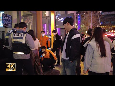 Видео: ［Hongdae 4K］Seoul Night Walk!! ~ А?? Почему клубная улица Хондэ снова такая ~~ !!