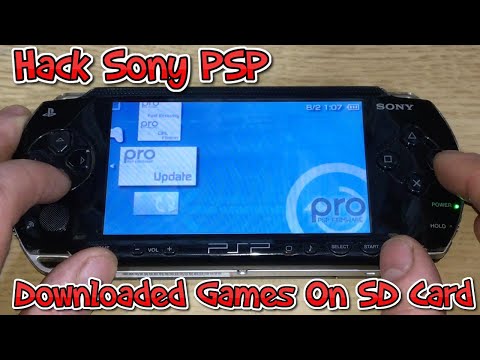 Видео: Как взломать Sony PSP, чтобы играть в игры, загруженные с SD-карт (урок) Прошивка 6.61
