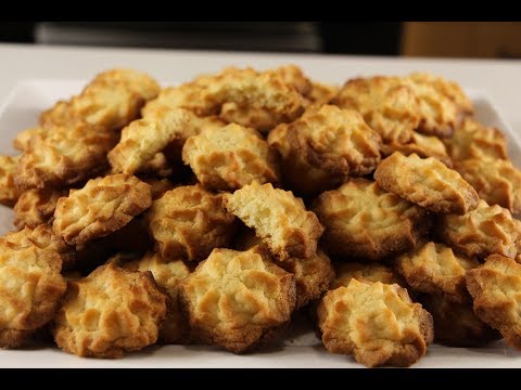Видео: Песочное печенье на майонезе "Нежность" - просто тает во рту!