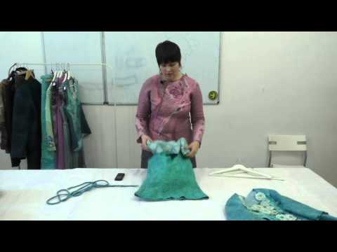 Видео: Одежда из войлока М. Печенюк. Посиделки в Шкатулочке 27.03.2016