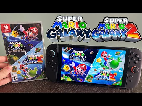 Видео: Распаковка и игровой процесс Super Mario Galaxy + Super Mario Galaxy 2