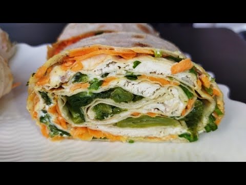 Видео: լավաշով ռուլետի հեշտ և արագ բաղադրատոմս՝մատուցման երկու տարբերակով|рулет из лаваша|rolls with lavash