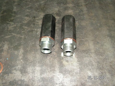 Видео: Самодельный клапан-замедлитель на гидравлику минитрактора.