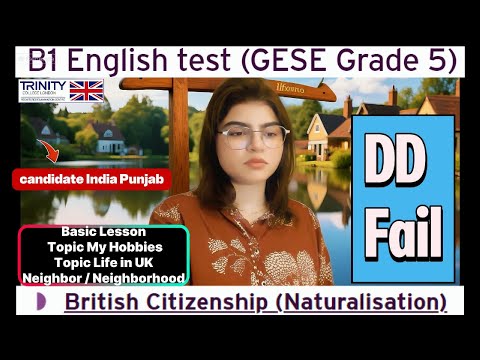 Видео: Тест по английскому языку B1 (GESE, 5 класс) | Британское гражданство SELT | Тринити-колледж Лонд...