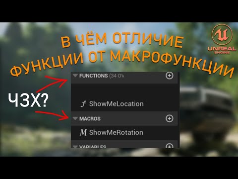 Видео: Отличие ФУНКЦИИ от МАКРОСА | Уроки Unreal Engine 5