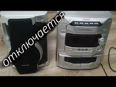 Видео: Ремонт музыкального центра Panasonic SA-AK28. Включается и тухнет. ошибка F61