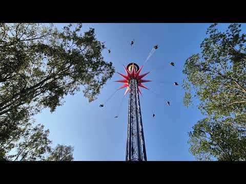 Видео: «Седьмое небо» — аттракцион в парке аттракционов «Диво Остров» в Санкт-Петербурге.