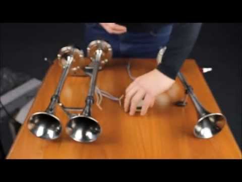 Видео: Звуковой сигнал ГОРН электрический 12V,  Youthful