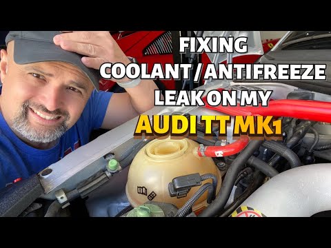 Видео: Audi TT MK1 8N [Устранение утечки охлаждающей жидкости/антифриза]