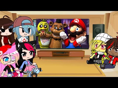 Видео: Реакция Марио против БФ и ДГ в Five Nights at Freddy's