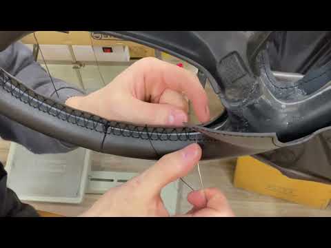 Видео: Перетяжка руля BMW E39, часть 3