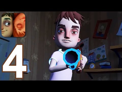 Видео: Hello Neighbor Hide & Seek Mobile — Прохождение игрового процесса, часть 4 — Этап 4 (iOS)