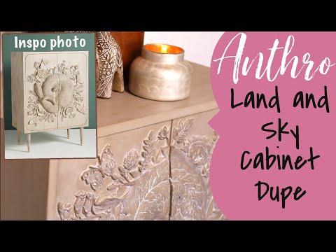 Видео: ANTHROPOLOGIE DIY Dupe / Шкаф Land and Sky / Экстремальная трансформация мебели / Искусственное д...
