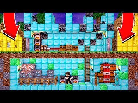 Видео: СЕКРЕТНЫЙ БУНКЕР ПОД АЛМАЗНОЙ КРЕПОСТЬЮ В ЗОЛОТАЯ ДЕРЕВНЯ НУБА В МАЙНКРАФТ 100% ТРОЛЛИНГ НУБА МУЛЬТ