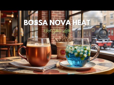 Видео: Зимний Кофейный Пар и Тепло Босса Нова ☕ Мягкий Джаз для Снежного Утра Кафе