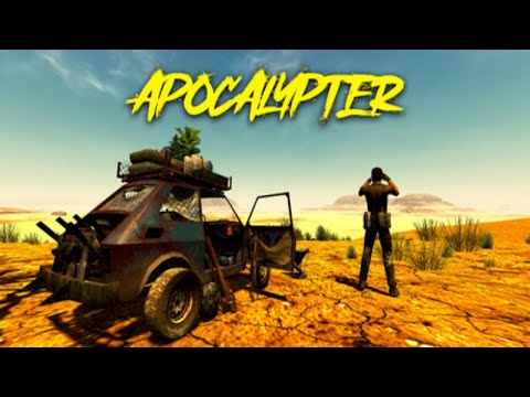Видео: Apocalypter Demo #1 Начало. Собрали свою машину и навстречу приключениям.