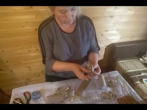 Видео: Мастер класс Оксаны Кондратьев ой "Кошка-марионетка"