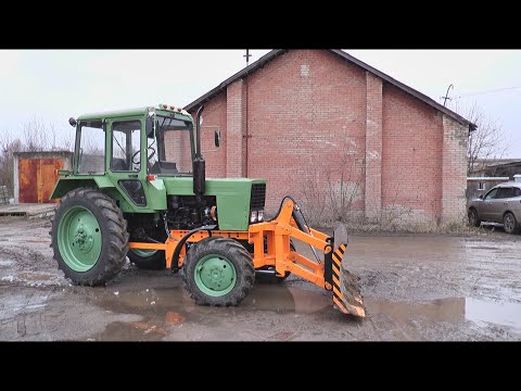 Видео: Отвал бульдозерный для колёсных и гусеничных тракторов