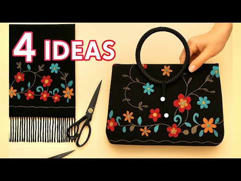 Видео: Никто не догадался об этом! 4 удивительные идеи из старых шалей