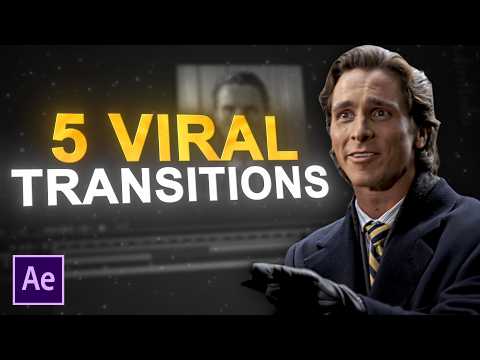 Видео: 5 вирусных переходных эффектов I Учебное пособие по After Effect
