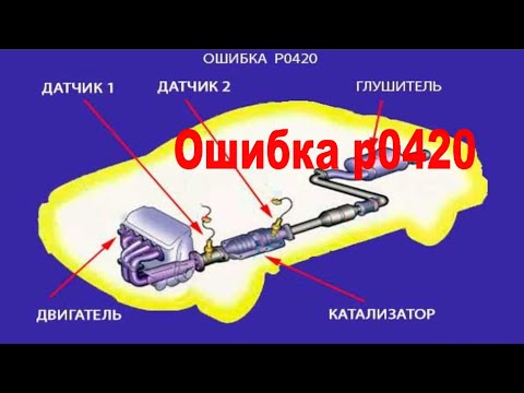 Видео: Ошибка р0420 - признаки, причины и устранение низкой производительности катализатора