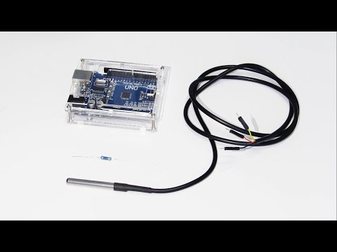 Видео: Датчик температуры DS18B20: Обзор, подключение к Arduino и пример скетча