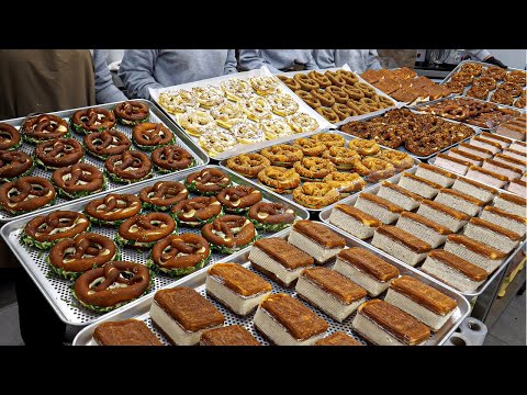 Видео: Лучшее в Корее мастер-видео по выпечке уличной еды - Корейская уличная еда