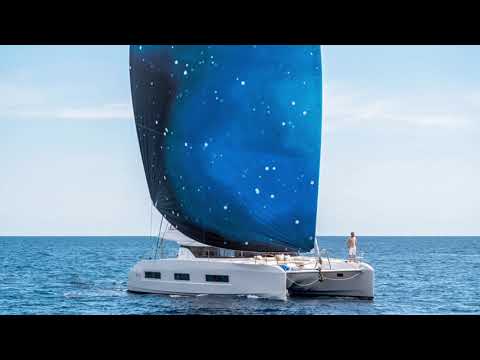 Видео: Lagoon 55 обзор. Премьера парусного катамарана на выставке в Каннах 2021