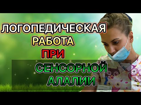 Видео: ЛОГОПЕДИЧЕСКАЯ РАБОТА ПРИ СЕНСОРНОЙ АЛАЛИИ. С чего начинать?