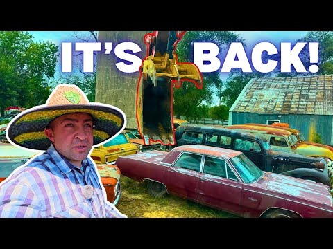 Видео: ЭКСКАВАТОР вернулся на ранчо! Пора разбить тачки!