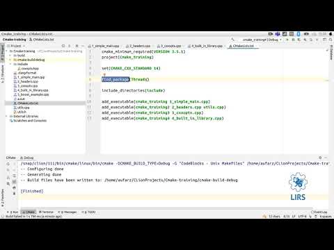 Видео: [Cmake, часть 3] Компиляция встроенных библиотек в CMake
