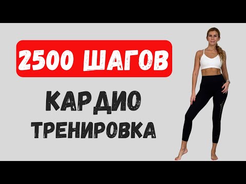 Видео: 2500 ШАГОВ | КАРДИО ТРЕНИРОВКА