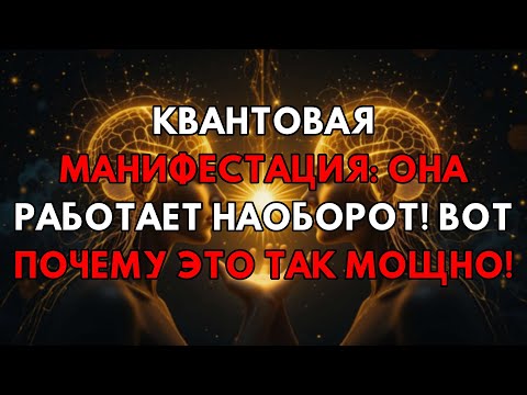 Видео: Квантовая Манифестация: Вот Почему Она Работает Наоборот И Это Изменит Вашу Жизнь!