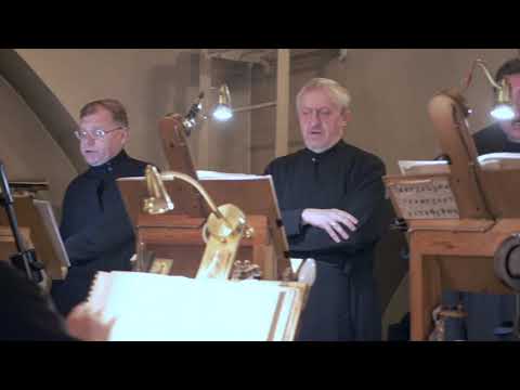 Видео: Праздничный мужской хор Московского Данилова монастыря. Видеозапись Богослужения.