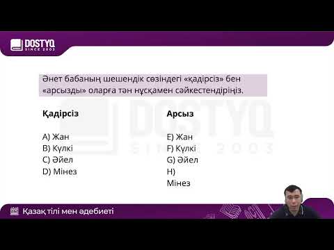 Видео: Орфография. Орфоэпия/Халық ауыз әдебиеті