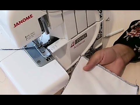 Видео: «JANOME» МАРКАЛЫ ОВЕРЛОКТЫҢ 4 және 3 ЖІПТІК ТІГІСТЕРІ, РОЛИКТІ ТІГІСІ