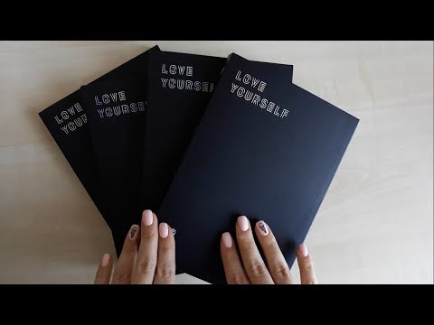 Видео: распаковка / обзор / unboxing album BTS Love Yourself 轉 'Tear' | 4 versions (Y, O, U, R)