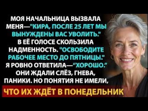 Видео: Босс уволил меня после 25 лет… А через 3 месяца без меня их бизнес развалился