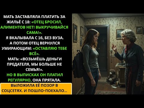Видео: Отец якобы бросил нас, но он платил всё это время. Я раскрыла тайну матери!