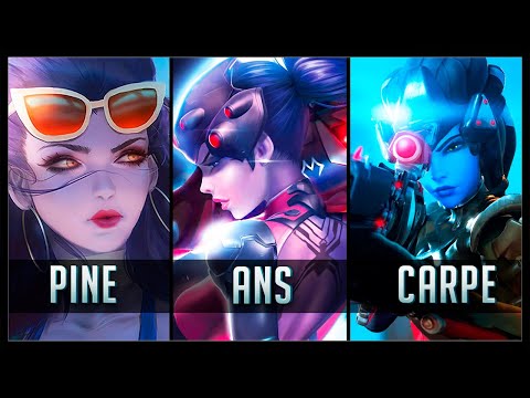 Видео: ANS против CARPE против PINE | GODS of Widowmaker | Монтаж Overwatch