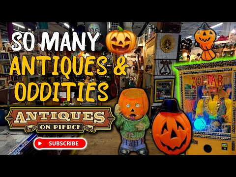 Видео: НОСТАЛЬГИЧЕСКИЙ АНТИКВАРИАТ НА ХЭЛЛОУИН | Антиквариат на Пирсе в Милуоки становится жутким 🎃